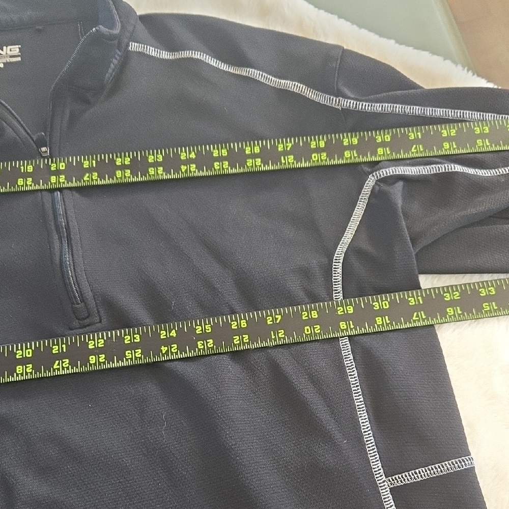 Ping Black and White Performance Pullover - image 5